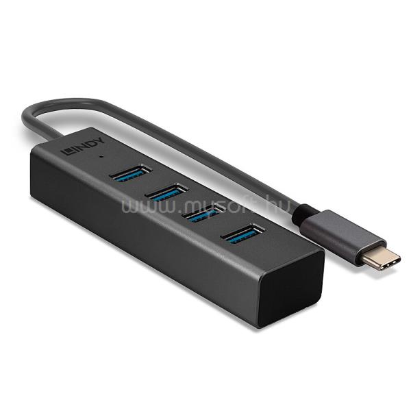 LINDY 4 Port USB 3.2 Type C Hub