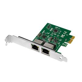 LOGILINK 2 portos Gigabit LAN hálózati kártya PCIe LOGILINK_PC0075 small