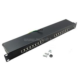 LOGILINK Cat.6 Patch Panel 16-port 19" STP, fekete, EconLine LOGILINK_NP0057 small