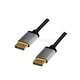 LOGILINK DisplayPort kábel, DP/M-DP/M, 4K/60 Hz, alu, 2 m LOGILINK_CDA0101 small
