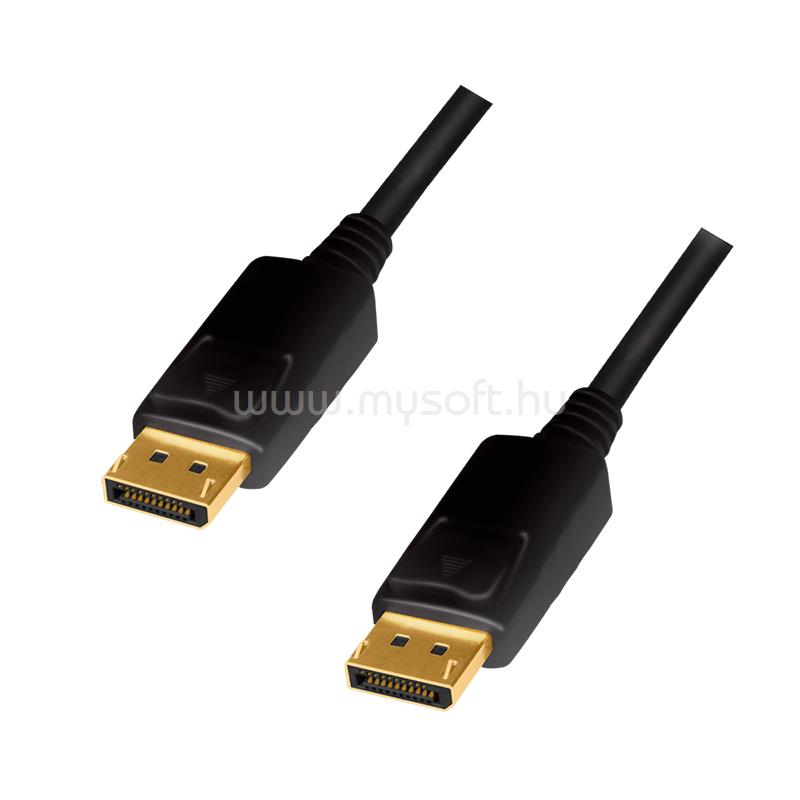 LOGILINK DisplayPort kábel, DP/M-DP/M, 4K/60 Hz, CCS, 5 m