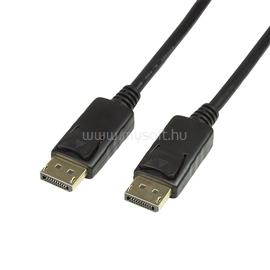 LOGILINK DisplayPort kábel, DP/M-DP/M, 4K/60 Hz, fekete, 10 m LOGILINK_CV0077 small