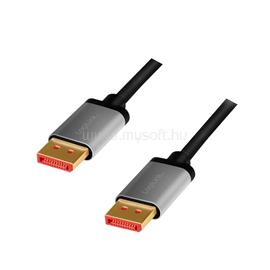 LOGILINK DisplayPort kábel, DP/M-DP/M, 8K/60 Hz, alu, 2 m LOGILINK_CDA0105 small