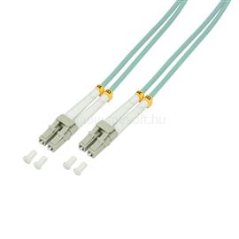 LOGILINK Fiber duplex patch kábel, OM3, 50/125 , LC-LC, aqua, 2 m LOGILINK_FP3LC02 small