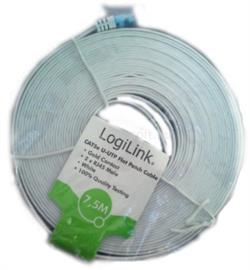 LOGILINK lapos Patch kábel CAT5e 0,25M fehér LOGILINK_CP0132 small