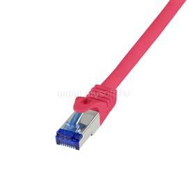 LOGILINK Patch kábel Ultraflex, Cat.6A, S/FTP, piros, 0,25 m LOGILINK_C6A014S small