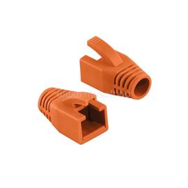 LOGILINK RJ45 feszültségmentesítő védőburkolat, 8 mm, narancssárga, 50 db LOGILINK_MP0035O small