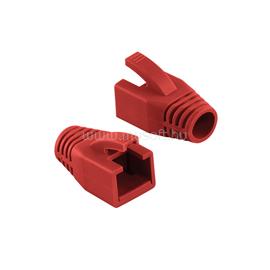 LOGILINK RJ45 feszültségmentesítő védőburkolat, 8 mm, piros, 50 db LOGILINK_MP0035R small