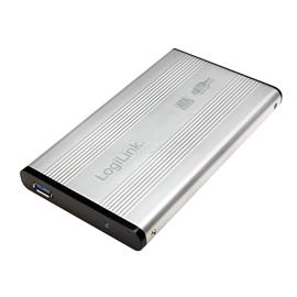 LOGILINK Szuper gyors USB 3.0 alumínium HDD ház, 2,5" SATA HDD-hez, ezüst LOGILINK_UA0106A small
