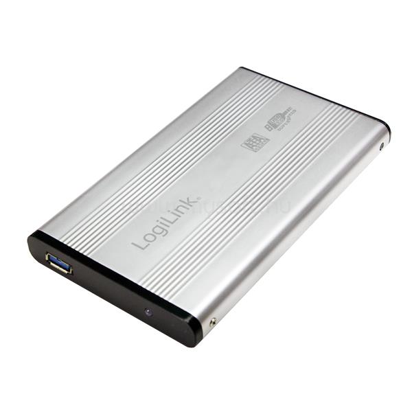 LOGILINK Szuper gyors USB 3.0 alumínium HDD ház, 2,5" SATA HDD-hez, ezüst
