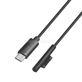 LOGILINK USB 3.2 Gen 1 kábel, USB-C/M-MS Surface/M (90 ), PD, fekete, 1,8 m LOGILINK_PA0224 small