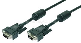 LOGILINK VGA kábel, HD15/M   HD15/M, 1080p, 2x ferrit, fekete, 1,8 m LOGILINK_CV0001 small