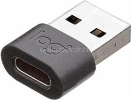 LOGITECH Zone USB-A apa / USB-C anya Adapter 989-000982 small