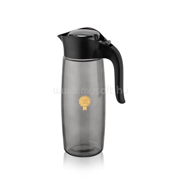 LUXPLASTIC IRIS C-00357 Black Pearl fekete üvegkancsó 1.500ml