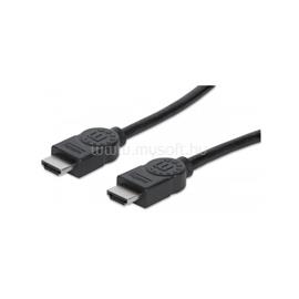 MANHATTAN Kábel - HDMI to HDMI (Ethernet HEC, ARC, 3D, 4K,  Shielded,  2m, Fekete) MANHATTAN_323215 small