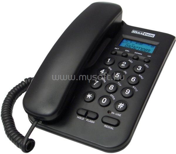 MAXCOM KXT100 vezetékes telefon (fekete)
