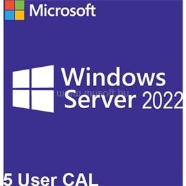 MICROSOFT Windows Server 2022 User CAL  5 felhasználó HUN D-Oem 1pack szerver szoftver R18-06125 small