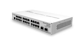 MIKROTIK Switch - CRS326-24G-2S+IN - 24GbitLAN, 2SFP+, Passive PoE, RouterOS / SwitchOS L5, Layer 3, Asztali CRS326-24G-2S+IN small