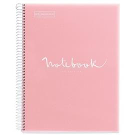 MIQUELRIUS Emotions A5 PP 120 lapos pink kockás spirálfüzet A152265027 small