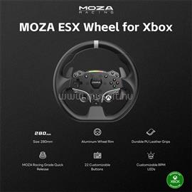 MOZA RACING kiegészítő - MOZA ESX Kormánykerék (XBOX, RGB, 11 inch) RS052 small