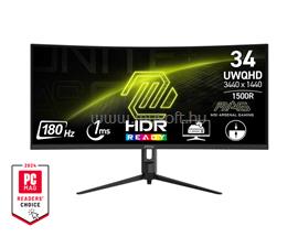 MSI 342CQR E2 ívelt Gaming Monitor 9S6-3DB64H-068 small