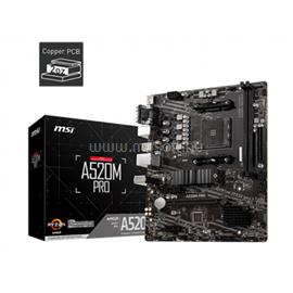 MSI alaplap A520M PRO (AM4, mATX) A520M_PRO small