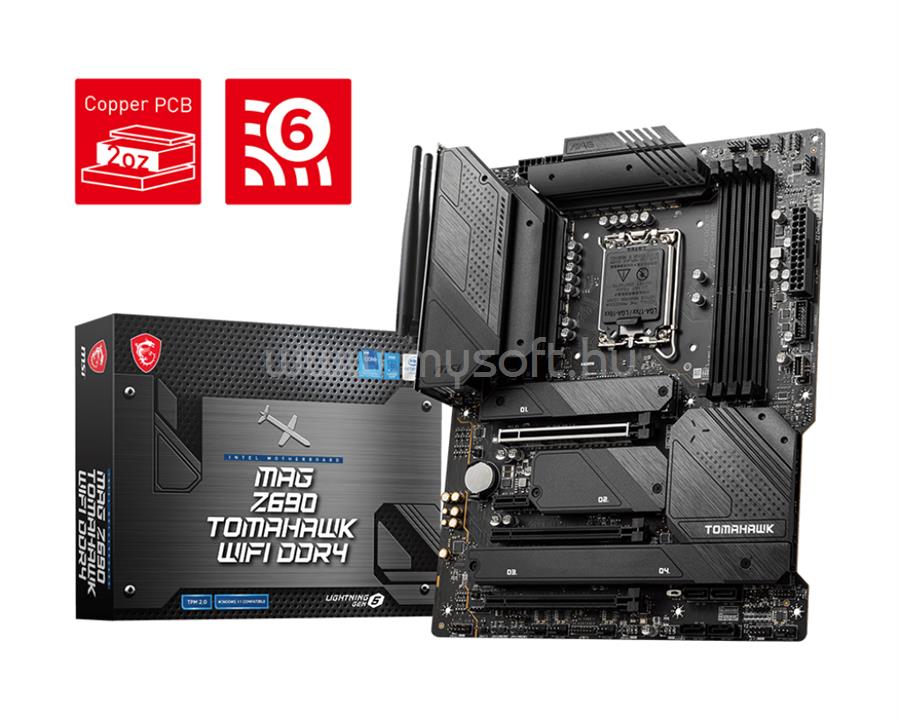 MSI alaplap MAG Z690 TOMAHAWK WIFI (LGA1700, ATX)