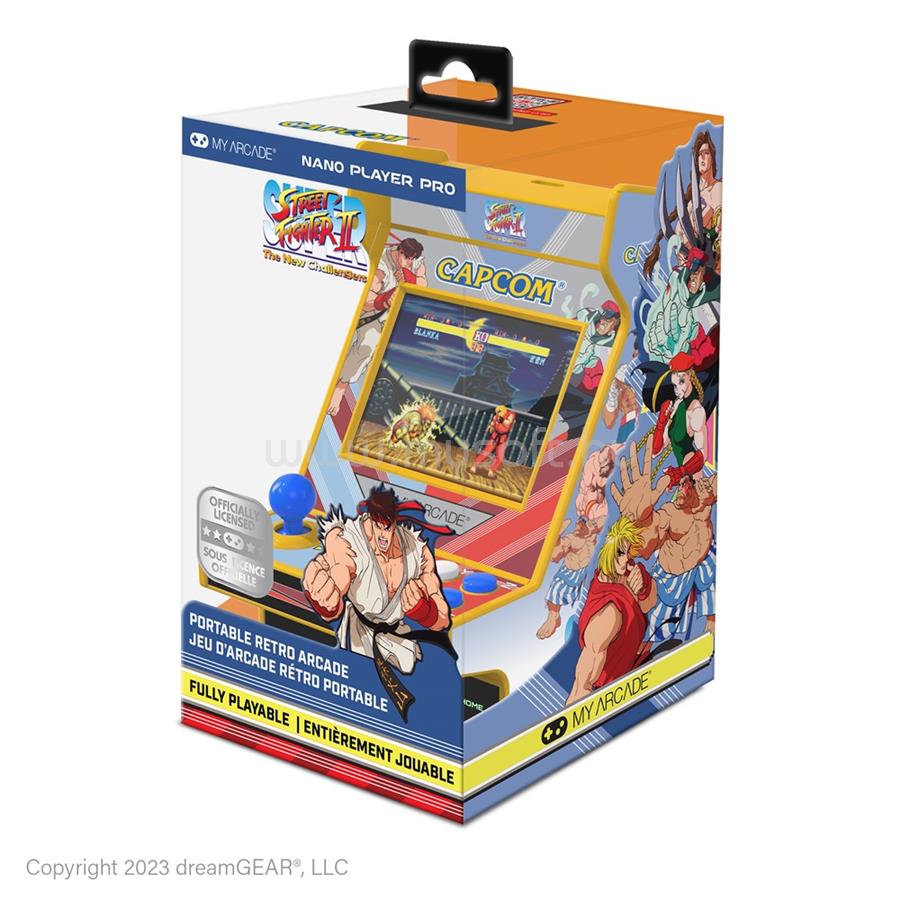 MY ARCADE Játékkonzol Super Street Fighter II Nano Player Pro Retro Arcade 4.8" Hordozható, DGUNL-4184