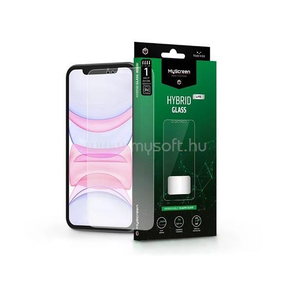 MYSCREENPROTECTOR MSP LA-2096 iPhone XR/11 Hybrid Glass Lite rugalmas üveg kijelzővédő fólia
