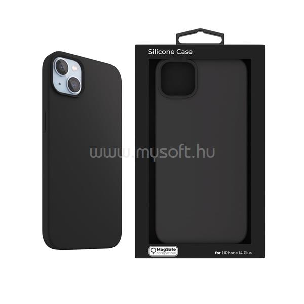 NEXTONE IPH-14MAX-MAGCASE-BLACK iPhone 14 Plus fekete szilikon MagSafe hátlap