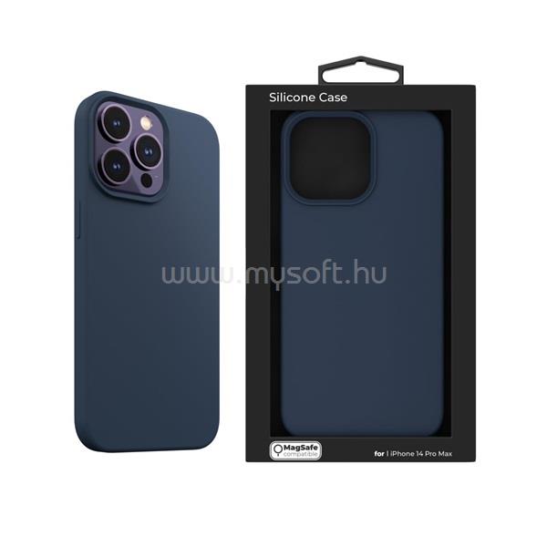 NEXTONE IPH-14PROMAX-MAGSAFE-BLUE iPhone 14 Pro Max kék szilikon MagSafe hátlap