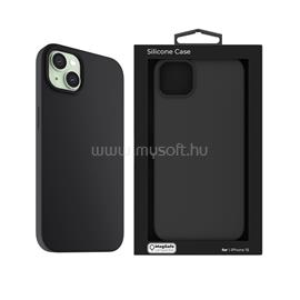 NEXTONE IPH-15-MAGCASE-BLACK iPhone 15 fekete szilikon MagSafe hátlap IPH-15-MAGCASE-BLACK small