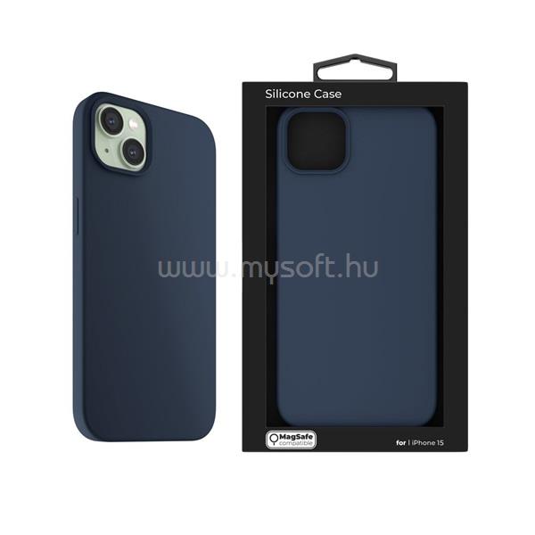 NEXTONE IPH-15-MAGSAFE-BLUE iPhone 15 kék szilikon MagSafe hátlap