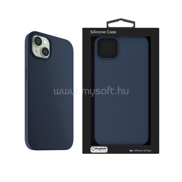 NEXTONE IPH-15PLUS-MAGSAFE-BLUE iPhone 15 Plus kék szilikon MagSafe hátlap