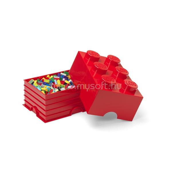 NHG LEGO Storage Brick 6 tárolódoboz 16,9 literes, piros