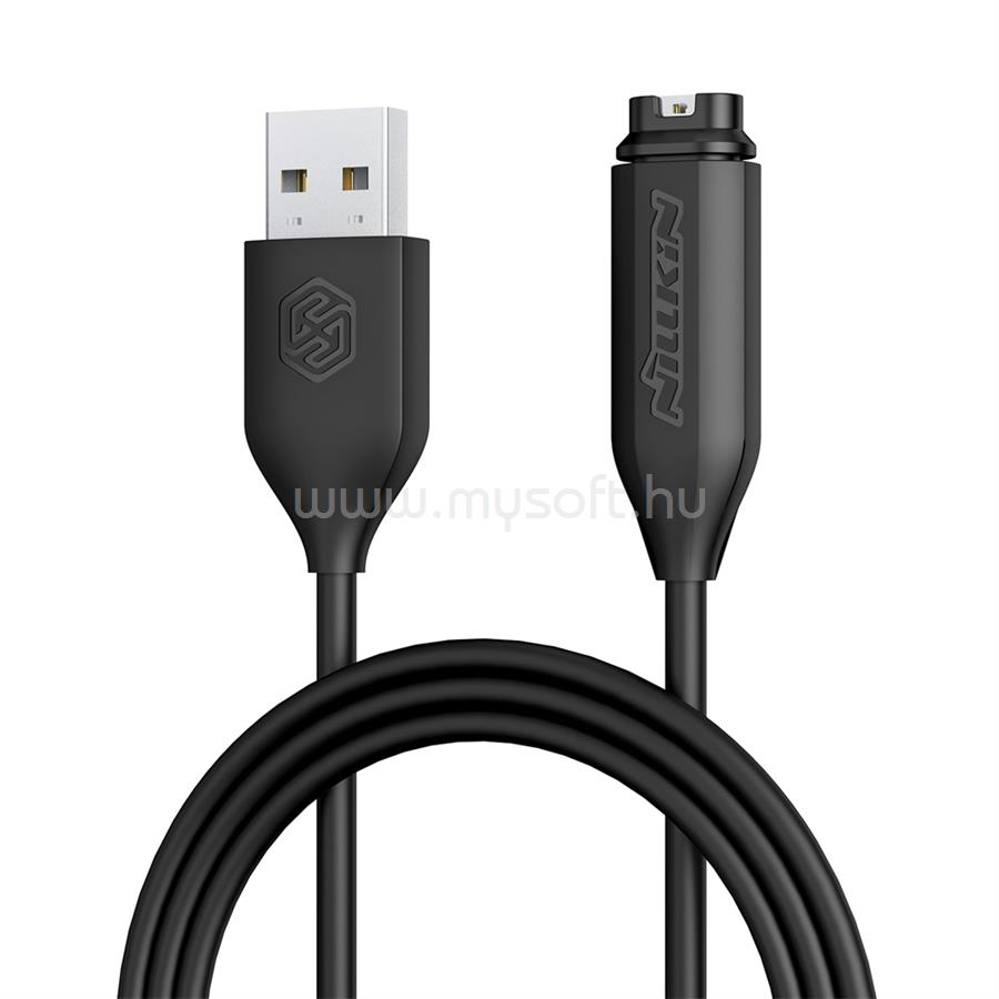 NILLKIN USB Data and Charging Cable for Garmin Watch Black