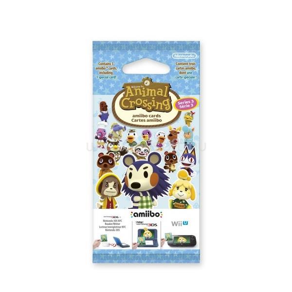 NINTENDO Amiibo Animal Crossing: Happy Home Designer Vol.3 3 darabos kártya csomag