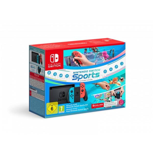 NINTENDO Switch Neon + Switch Sports + 12 hónap Switch előfizetés