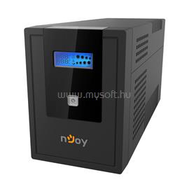 NJOY 1500VA - Cadu 1500 Szünetmentes Tápegység (4 Schuko, line-interaktív, USB menedzsment, RJ11/45 vonalvédelem(1Gb/s), fekete) UPCMTLS615HCAAZ01B small