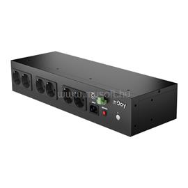 NJOY Theron 800 800VA szünetmnetes elosztósor (8 Schuko, Off-line (VFD), USB menedzsment, 2U rack) UPCMRSS680TTRCG01B small