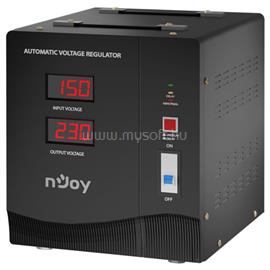 NJOY Toroid Transzformátor 5000VA - Alvis 5000 AVR (Kimenet: bekötős, LCD kijelző, indítás késleltetés) AVRL-5005TAL-CS01B small