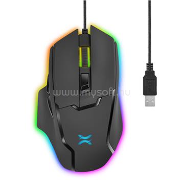 NOXO Vex 7000dpi RGB gamer vezetékes egér