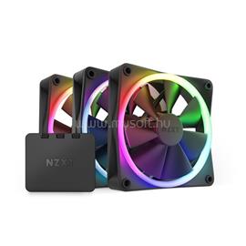 NZXT 120 mm Aer RGB 3 Triple hűtőventilátor (fekete) RF-R12TF-B1 small