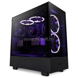 NZXT H5 Elite Fekete (Táp nélküli) ablakos ATX ház CC-H51EB-01 small