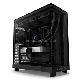 NZXT H6 Flow fekete (táp nélküli) ablakos ATX ház CC-H61FB-01 small