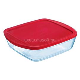 OCUISINE 212PC 25x22x7 cm 2,2 l négyszögletes műanyag fedővel hőálló sütőtál OCUISINE_40483 small