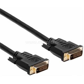 OEM DVI-D -> DVI-D M/M video kábel 2m fekete dual link XDVIKABDVIDUAL1 small