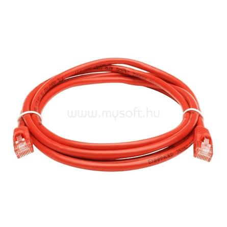 OEM RJ45 CAT5e UTP -> RJ45 CAT5e UTP M/M adatkábel 5m piros