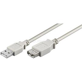 OEM USB-A 2.0 - USB-A 2.0 M/F adatkábel hosszabbító 0.6m fehér XUSBKAB2AAE06WH small