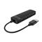 ORICO USB2.0 Hub - FL02-BK (4 port, Bemenet: USB-A, Kimenet: 4xUSB-A, fekete) ORICO-FL02-BK-BP small